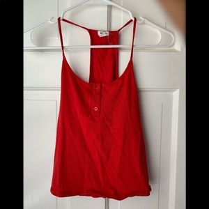 red tank top